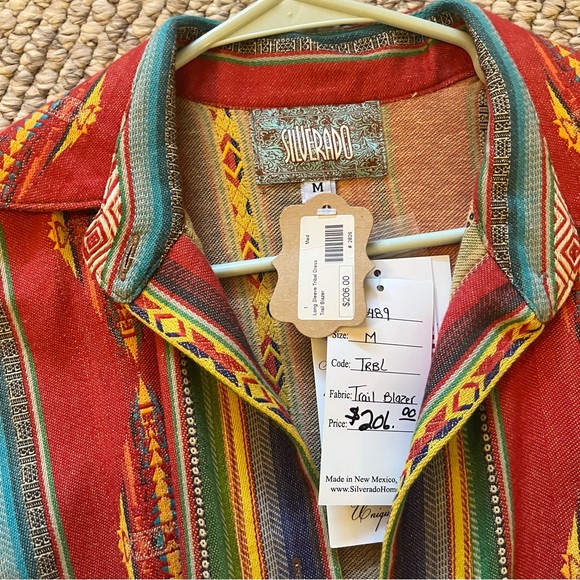 NWT Silverado Aztec Button Dress - Picture 3 of 5